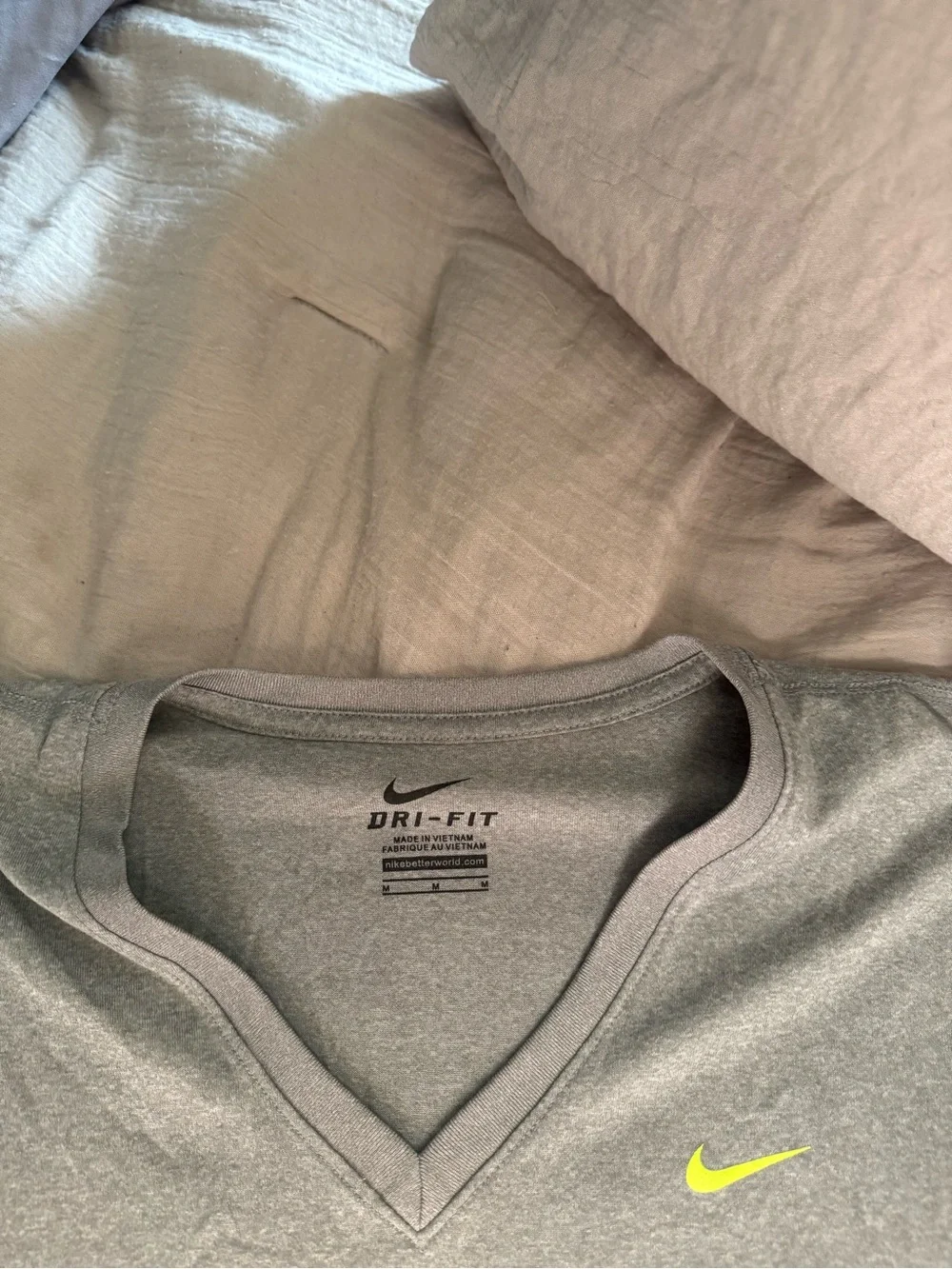 Nike Dri-FIT grey Boston B Tee